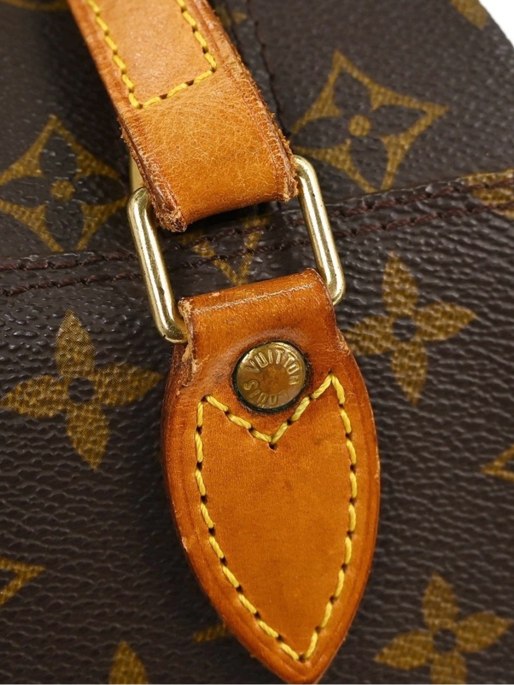 Louis Vuitton Blois Monogram Canvas Dome crossbody Bag with Vachetta Trim - Picture 9 of 15